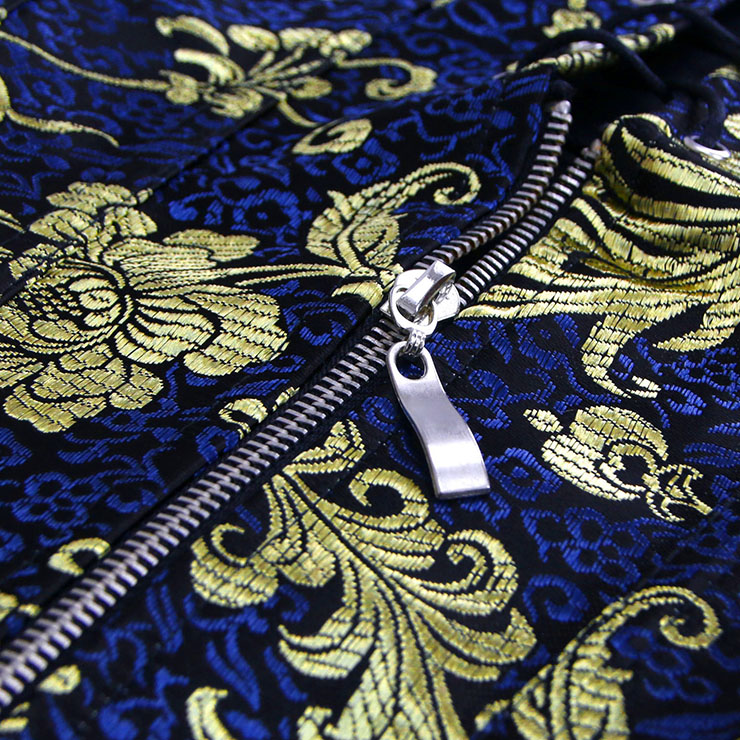 Victorian Gothic Jacquard Lace Up Vest Corset, Sexy Corset Vest for Women, Corset for Steampunk Costume, Women