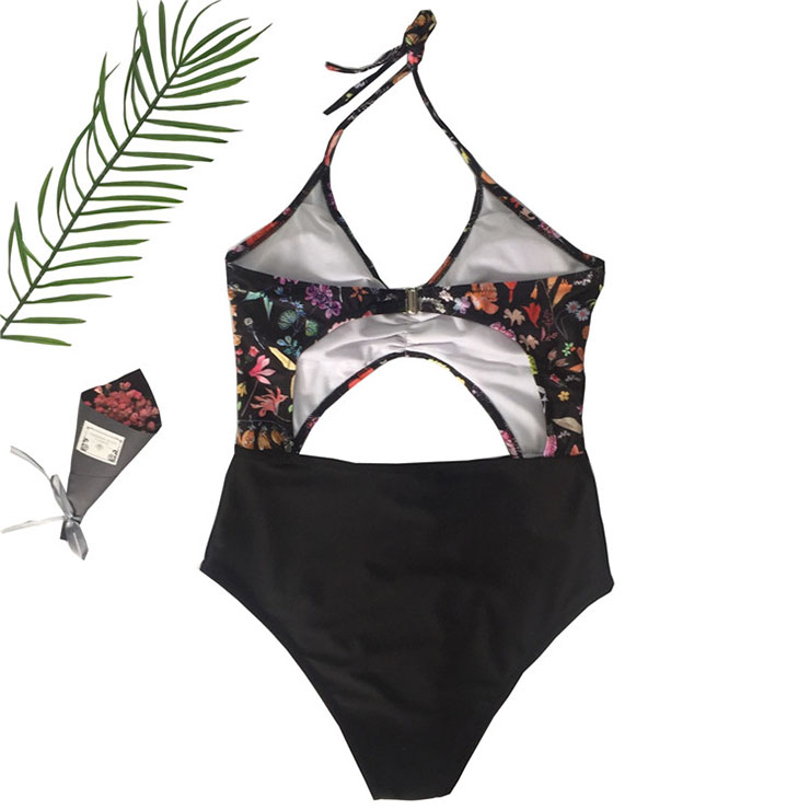 Backless One-piece Swimsuit, Low Cut Bodysuit Lingerie, Sexy Adjustable Straps Swimsuit Lingerie, Fashion Backless One-piece Beachwear, #BK17974