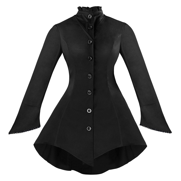 Gothic Vintage High Neck Jacket N11870