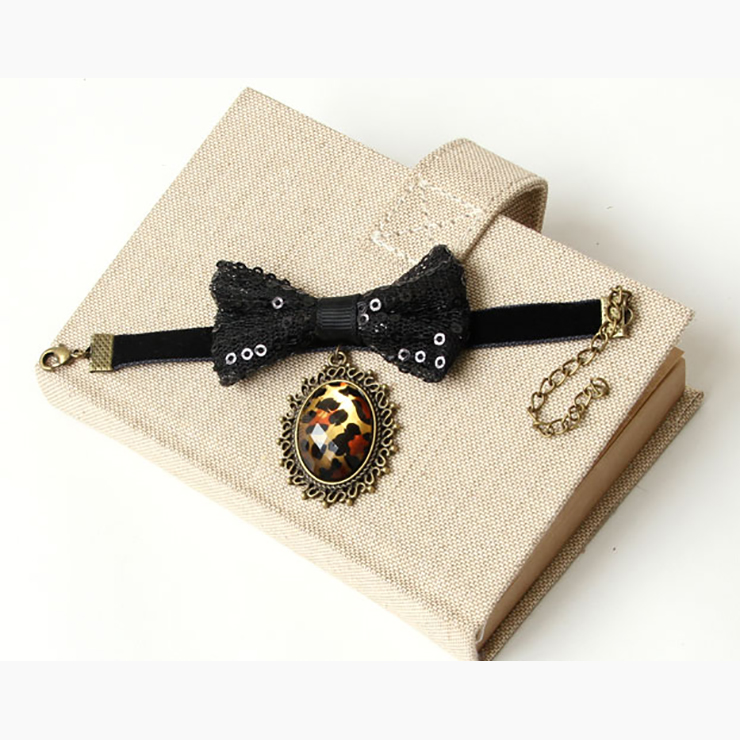 Vintage Style Bracelet, Cheap Wristband, Victorian Bracelet, Gothic Bowknot Embellishment Bracelet, Gothic Bracelet for Women, #J17794