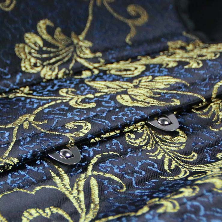 Brocade Underbust corset, Vintage Pattern Underbust Corset, Brocade Waistcoat Corset, #N8274