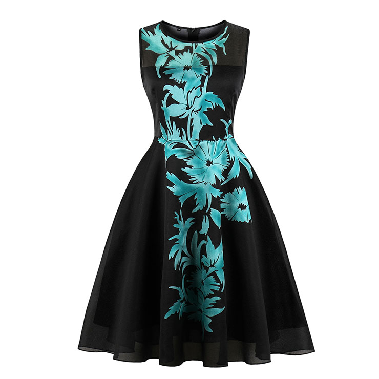 cocktail and party floral midi dress