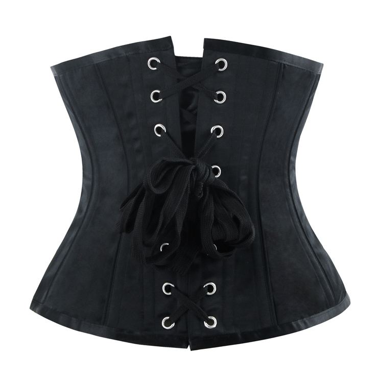 Brocade Embroidery Underbust Corset, Steel Bone Waist Training Corset, Steel Boned Brocade Corset, Steampunk Underbust Corset, #N14105