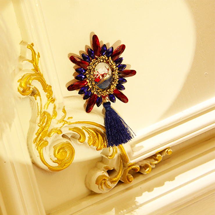 Fashion Christmas Brooch, Fashion Tassel Brooch, Casual Brooch for Women, Girl