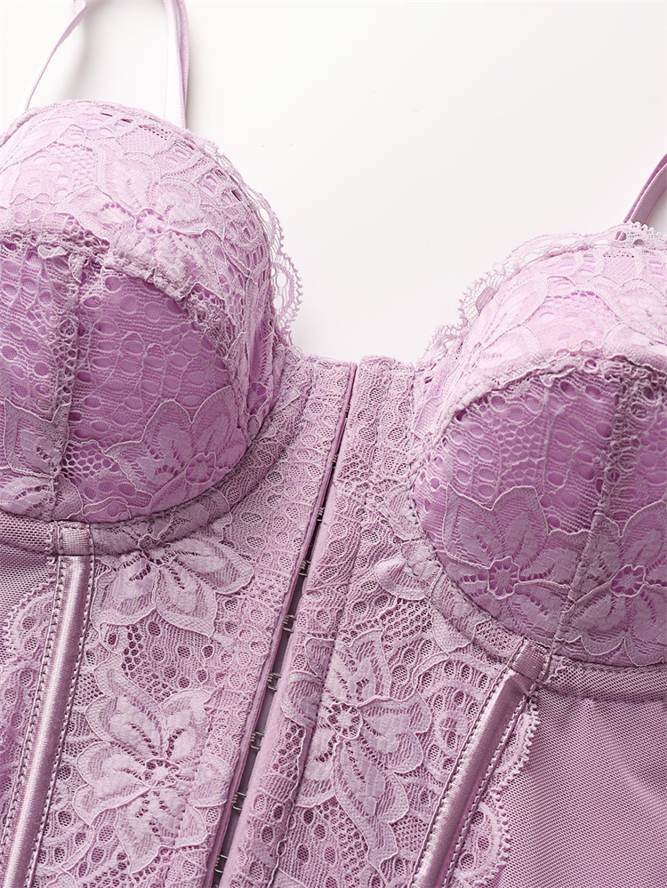 Lace corset, Adjustable bustier, Sheer mesh lingerie, Vintage corset top, Front zipper corset, Burlesque performance, Romantic intimate wear, Pin-up style, Gothic lingerie, Elegant shapewear #N23795