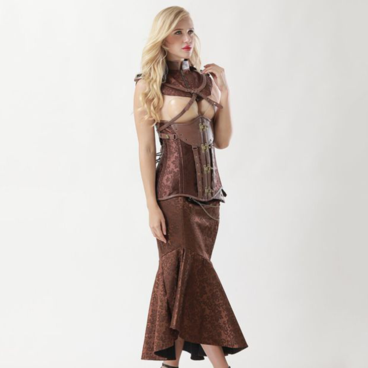 Sexy Corset and Skirt Set, Women