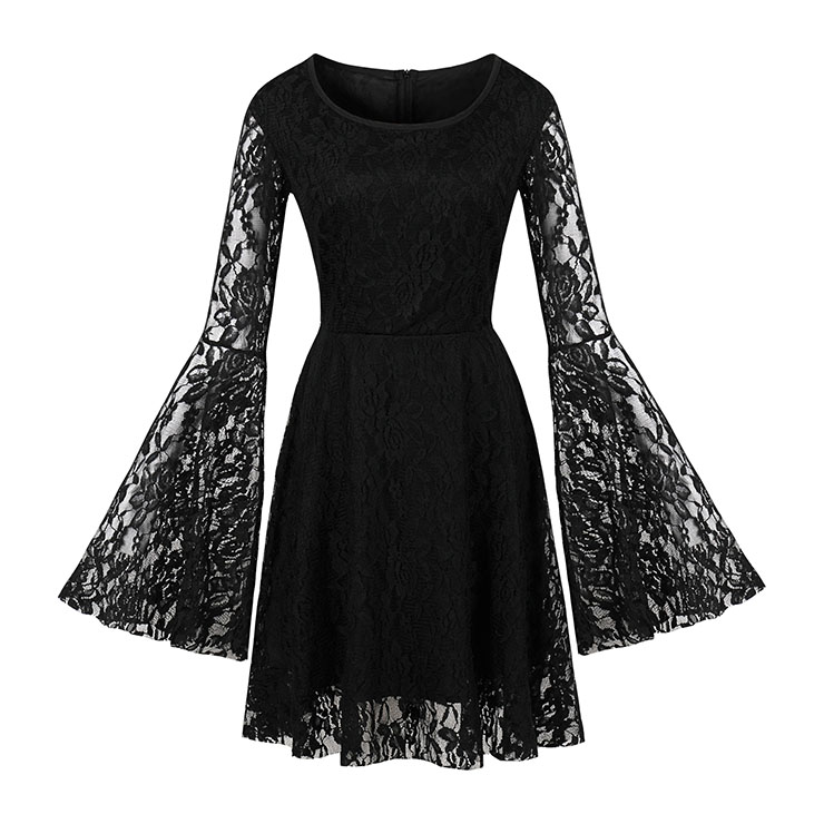 cute black long sleeve dresses