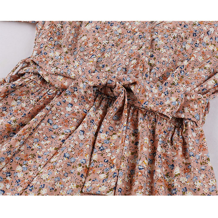 Retro Floral Print Dresses for Women 1960, Vintage 1950