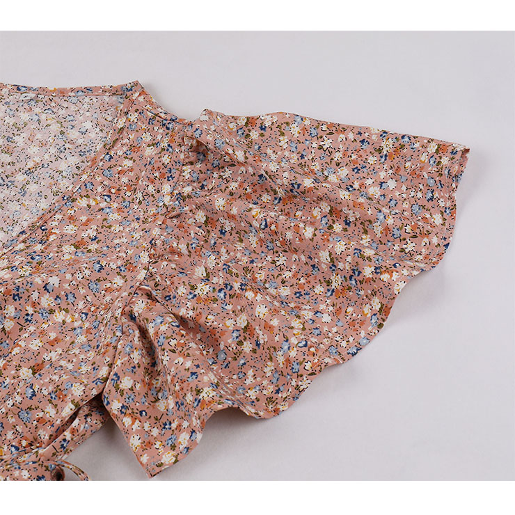 Retro Floral Print Dresses for Women 1960, Vintage 1950