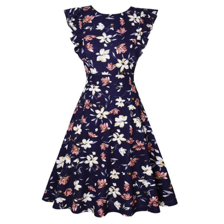 Retro Swing Dress, Retro Dresses for Women 1960, Vintage Dresses 1950