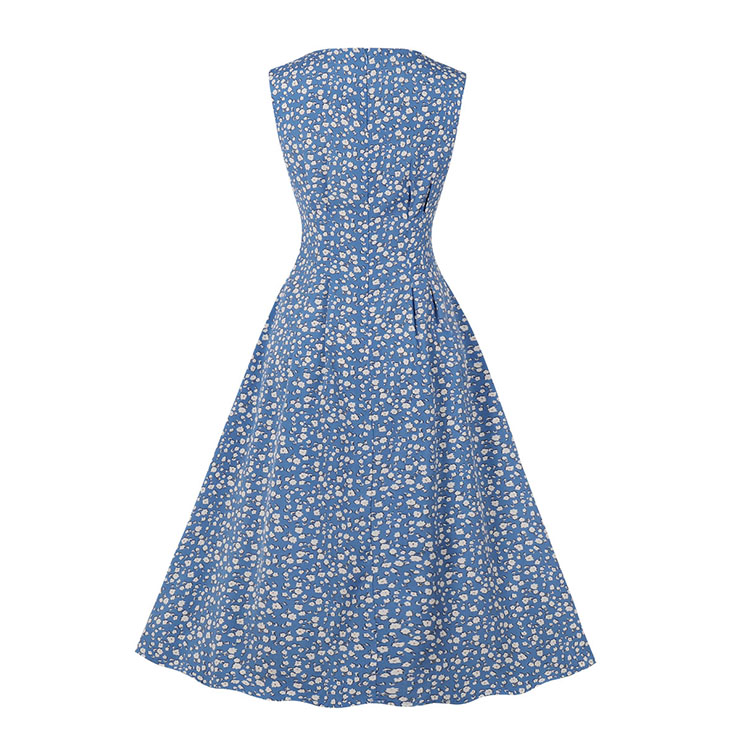 Cute Summer Swing Dress, Retro Dresses for Women 1960, Vintage Dresses 1950