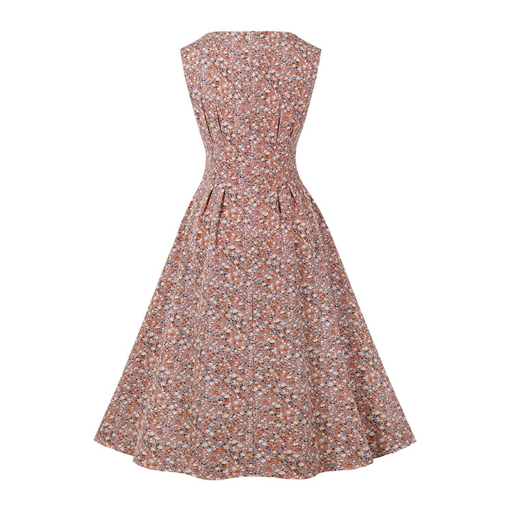 Cute Summer Swing Dress, Retro Dresses for Women 1960, Vintage Dresses 1950