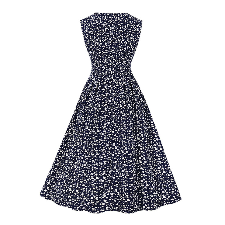 Cute Summer Swing Dress, Retro Dresses for Women 1960, Vintage Dresses 1950