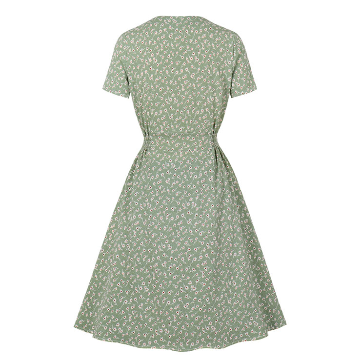 Cute Summer Swing Dress, Retro Dresses for Women 1960, Vintage Dresses 1950