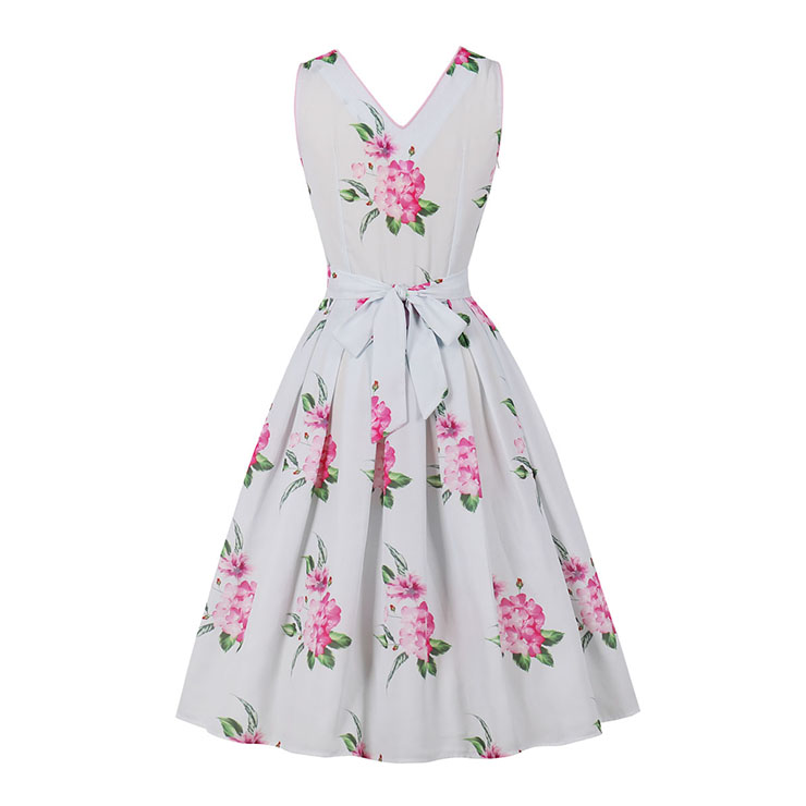 Cute Summer Swing Dress, Retro Dresses for Women 1960, Vintage Dresses 1950