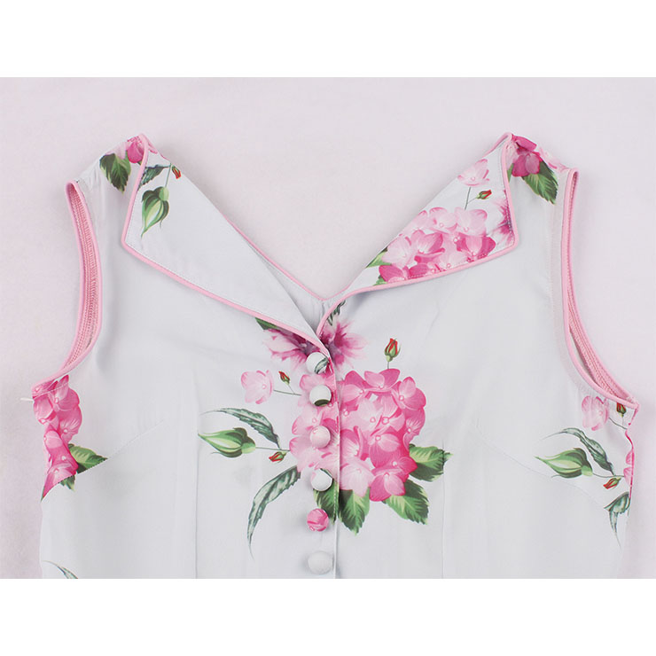 Cute Summer Swing Dress, Retro Dresses for Women 1960, Vintage Dresses 1950