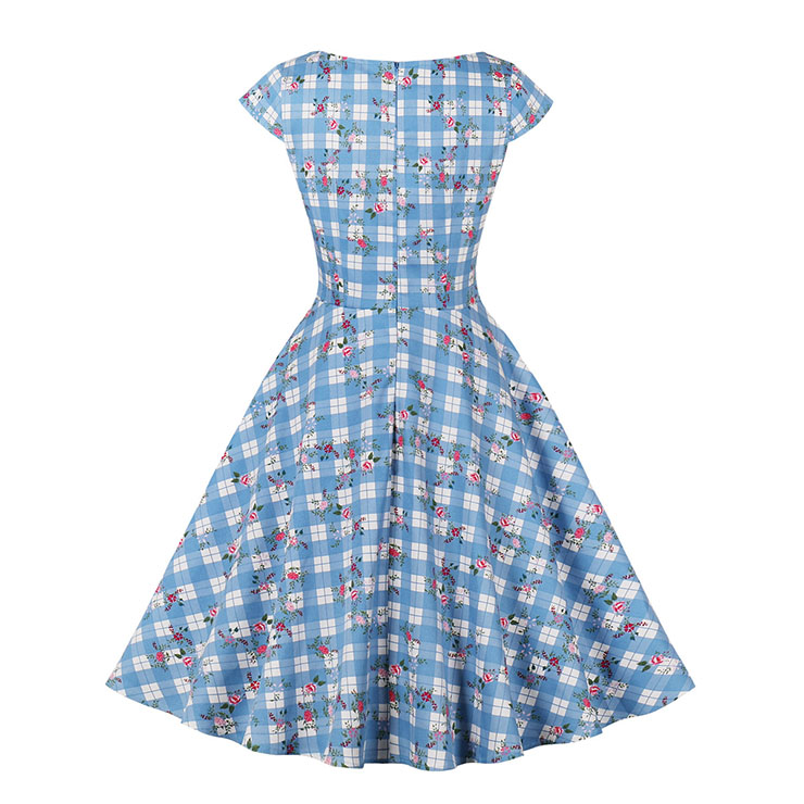 Retro Dresses for Women 1960, Vintage Cocktail Party Dress, Fashion Casual Office Lady Dress, Retro Party Dresses for Women 1960, Vintage Dresses 1950