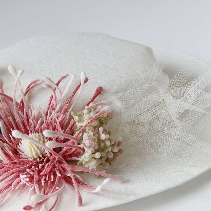 Bridal Wedding Party Headwear, Retro Fancy Fascinator Bowler-hat Hair Clip, Party Hairpin, Fashion Ball Hair Accessory, Fancy Victorian Style Fascinator Hair Clip, Vintage Fishnet Fascinator Hairpin for Women, Gothic Style Lolita Hair Clip, Halloween Party Hairclip, #J21683