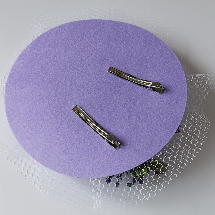 Bridal Wedding Party Headwear, Retro Fancy Fascinator Bowler-hat Hair Clip, Party Hairpin, Fashion Ball Hair Accessory, Fancy Victorian Style Fascinator Hair Clip, Vintage Fishnet Fascinator Hairpin for Women, Gothic Style Lolita Hair Clip, Halloween Party Hairclip, #J21683