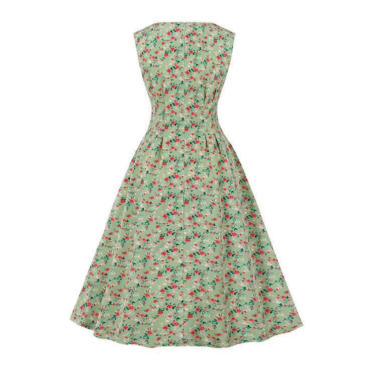Cute Summer Swing Dress, Retro Dresses for Women 1960, Vintage Dresses 1950