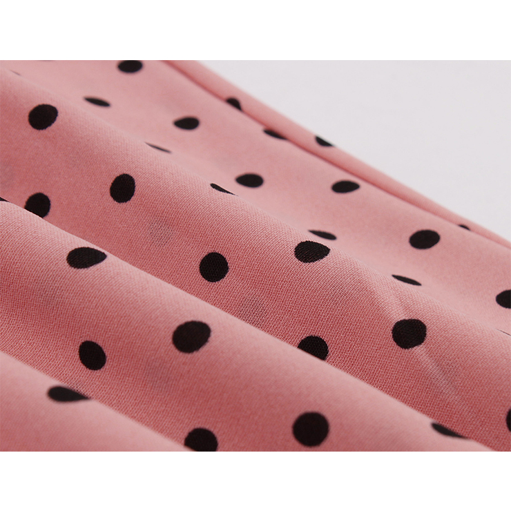 Cute Polka Dots Swing Dress, Retro Polka Dots Dresses for Women 1960, Vintage Dresses 1950