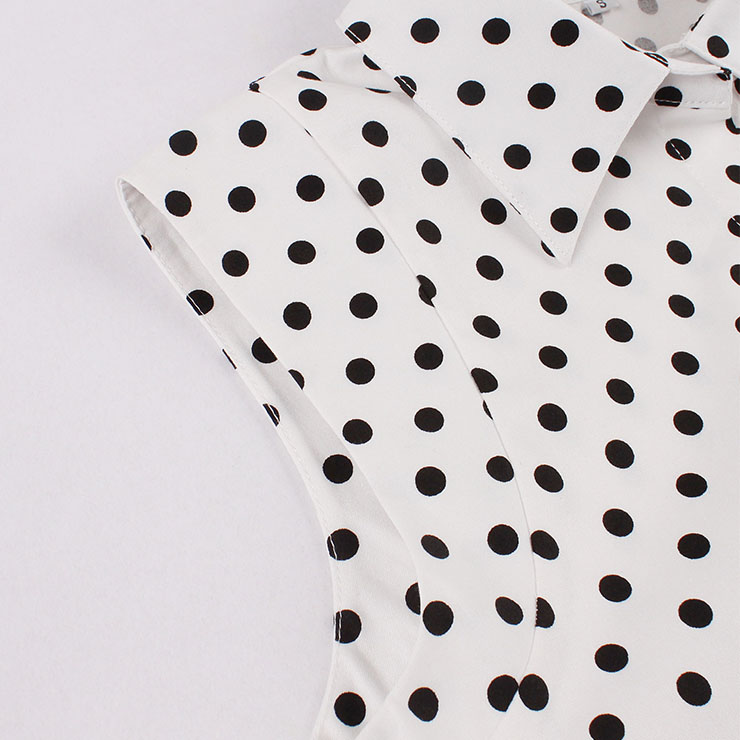 Cute Polka Dots Swing Dress, Retro Polka Dots Dresses for Women 1960, Vintage Dresses 1950