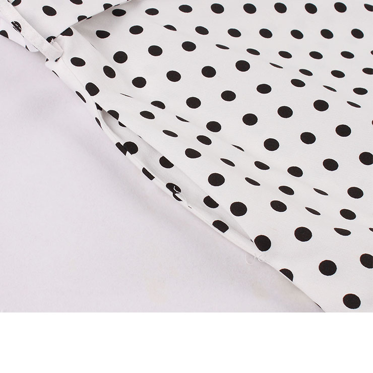 Cute Polka Dots Swing Dress, Retro Polka Dots Dresses for Women 1960, Vintage Dresses 1950