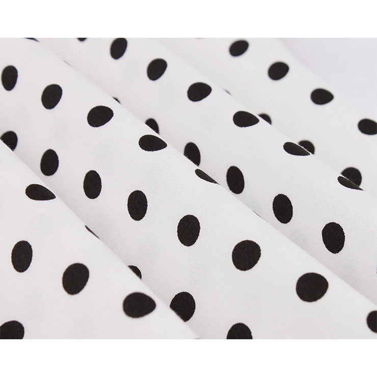 Cute Polka Dots Swing Dress, Retro Polka Dots Dresses for Women 1960, Vintage Dresses 1950