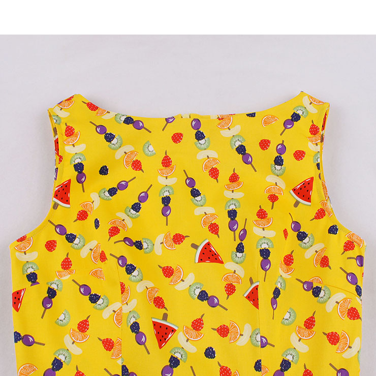 Cute Summer Swing Dress, Retro Dresses for Women 1960, Vintage Dresses 1950