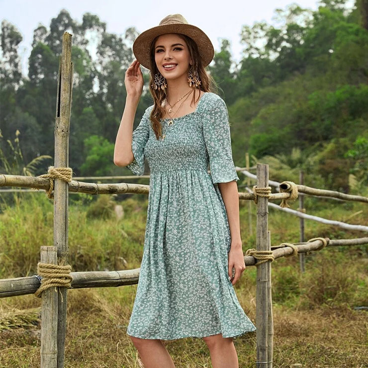 Cute Swing Dress, Retro Dresses for Women 1960, Vintage Dresses 1950