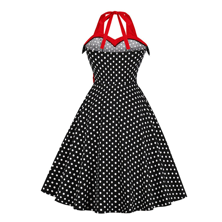 Cute Floral Summertime Printed A-line Swing Dress, Retro Floral Printed Dresses for Women 1960, Vintage Floral Printed Dresses 1950