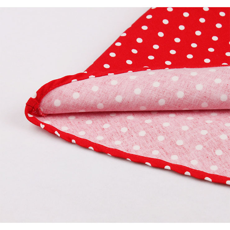 Vintage Red Polka Dots Dress, Cute Red A-line Swing Dress, Retro Dresses for Women 1960, Vintage Dresses 1950