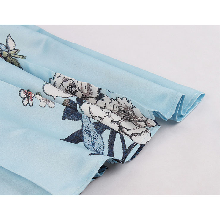 Vintage Printed Dress, Fashion A-line Swing Dress, Retro Dresses for Women 1960, Vintage Dresses 1950