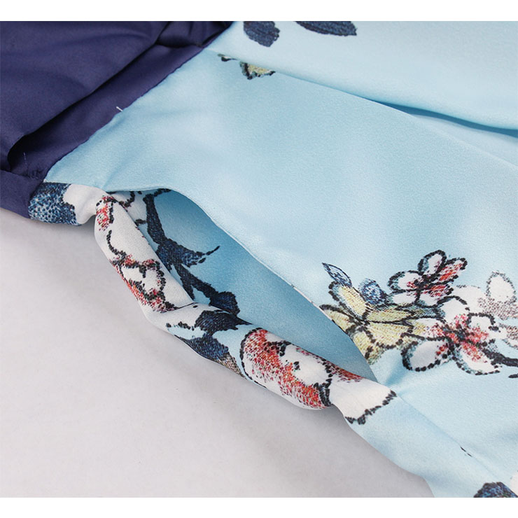 Vintage Printed Dress, Fashion A-line Swing Dress, Retro Dresses for Women 1960, Vintage Dresses 1950