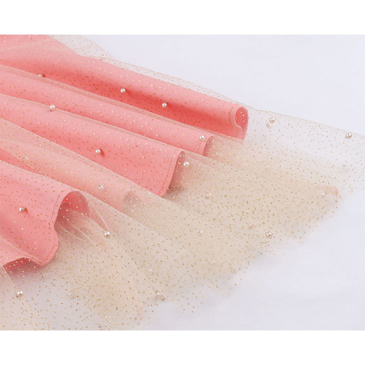 Vintage Glitter Sheer Mesh Dress, Fashion A-line Swing Dress, Retro Dresses for Women 1960, Vintage Dresses 1950