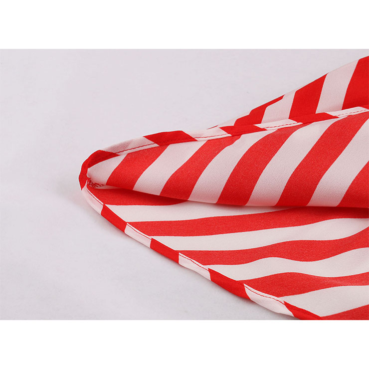 Vintage Striped Dress, Fashion Striped High Waist A-line Swing Dress, Retro Striped Dresses for Women 1960, Vintage Dresses 1950