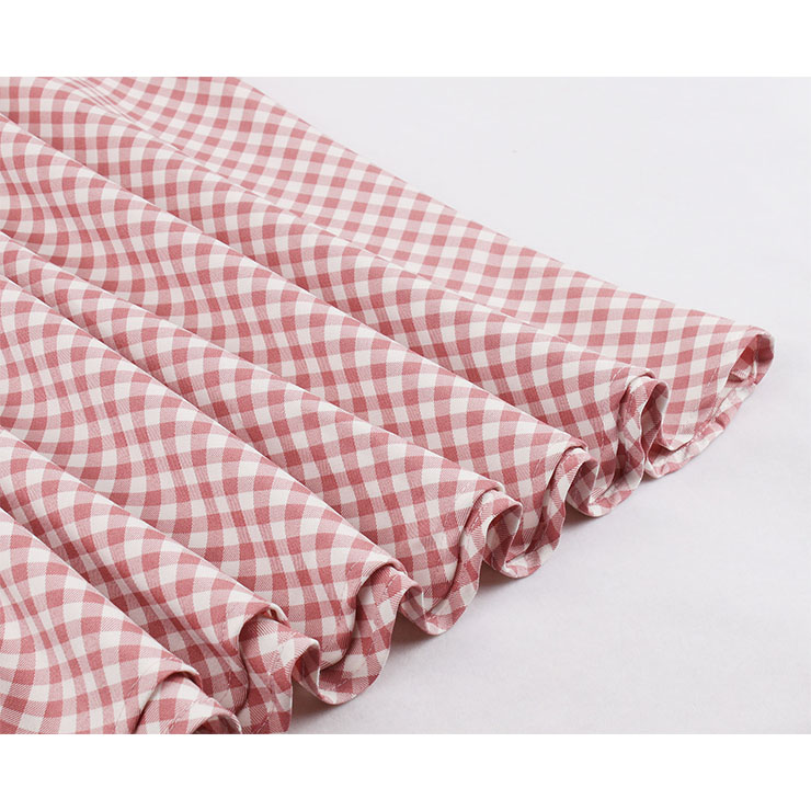 Fashion Plaid Cocktail Party Midi Dress, Retro Cocktail Midi Dress, Vintage High Waist Midi Dress, Retro Dresses for Women 1960, Vintage Dresses 1950