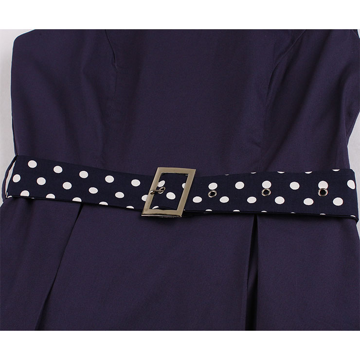 OL Dress, Fashion Polka Dots Cocktail Party Midi Dress, Retro Cocktail Midi Dress, Vintage High Waist Midi Dress, Retro Dresses for Women 1960, Vintage Dresses 1950
