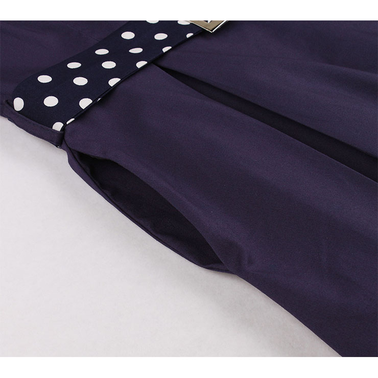 OL Dress, Fashion Polka Dots Cocktail Party Midi Dress, Retro Cocktail Midi Dress, Vintage High Waist Midi Dress, Retro Dresses for Women 1960, Vintage Dresses 1950