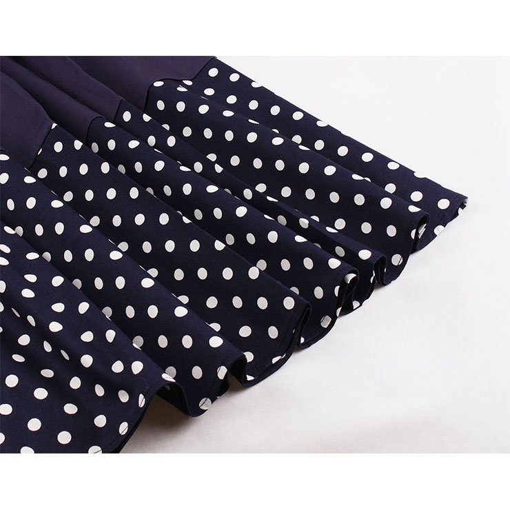 OL Dress, Fashion Polka Dots Cocktail Party Midi Dress, Retro Cocktail Midi Dress, Vintage High Waist Midi Dress, Retro Dresses for Women 1960, Vintage Dresses 1950
