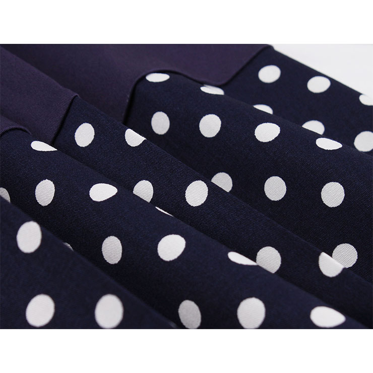 OL Dress, Fashion Polka Dots Cocktail Party Midi Dress, Retro Cocktail Midi Dress, Vintage High Waist Midi Dress, Retro Dresses for Women 1960, Vintage Dresses 1950
