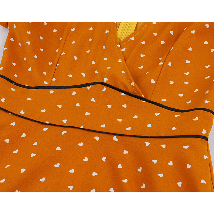 OL Dress, Fashion Cocktail Party Midi Dress, Retro Cocktail Midi Dress, Vintage High Waist Swing Dress, Retro Dresses for Women 1960, Vintage Dresses 1950