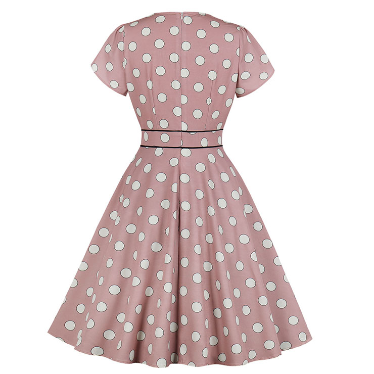 OL Dress, Fashion Cocktail Party Midi Dress, Retro Cocktail Midi Dress, Vintage High Waist Swing Dress, Retro Dresses for Women 1960, Vintage Dresses 1950