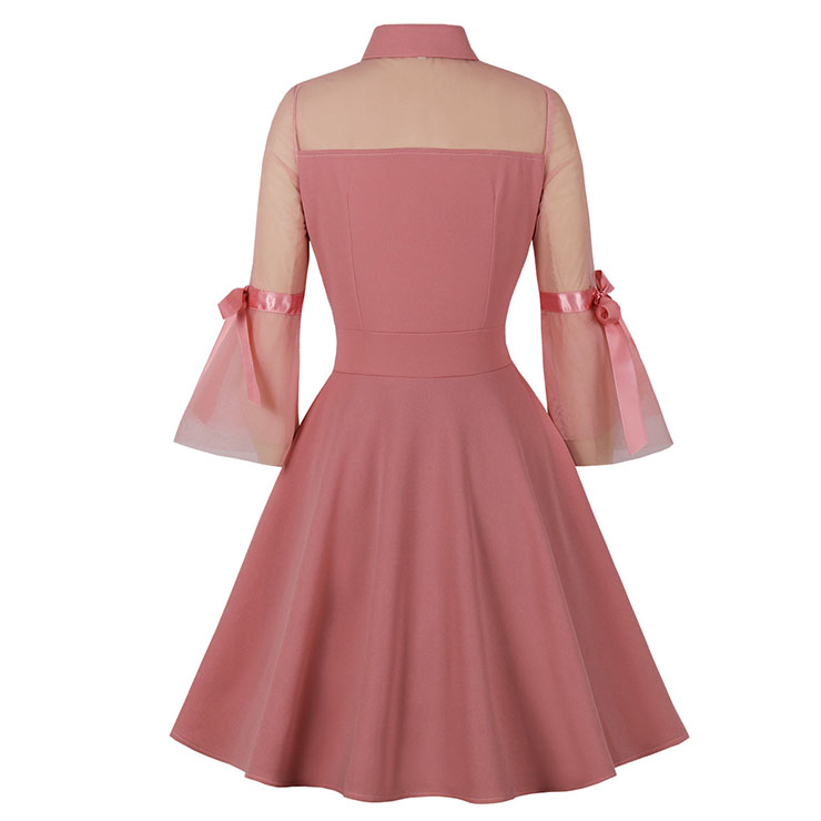 Cute Summertime A-line Swing Dress, Retro Dresses for Women 1960, Vintage Dresses 1950