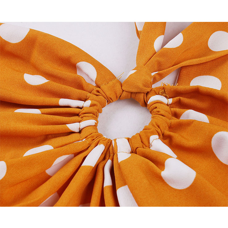 Retro Dresses for Women, Vintage Dresses for Women, Sexy Dresses for Women Cocktail Party, Casual Mini dress, Polka Dots Swing Daily Dress, Sexy Summer Day Dress, #N21750