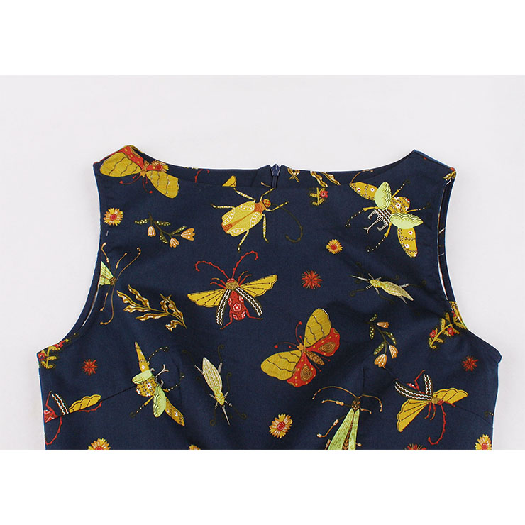 Cute Summer Swing Dress, Retro Dresses for Women 1960, Vintage Dresses 1950