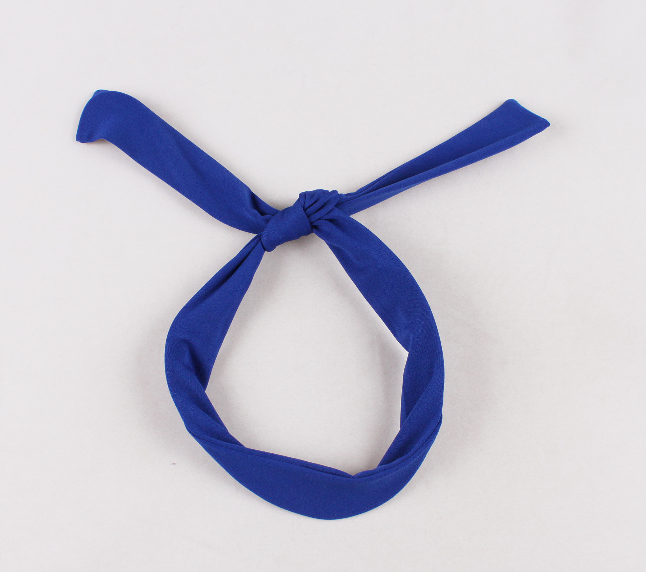 vintage style, light blue trim, side bow design, sleeveless, waist belt, flared A-line skirt, matching headband, elegant silhouette, round neck, sweet and playful #N23818