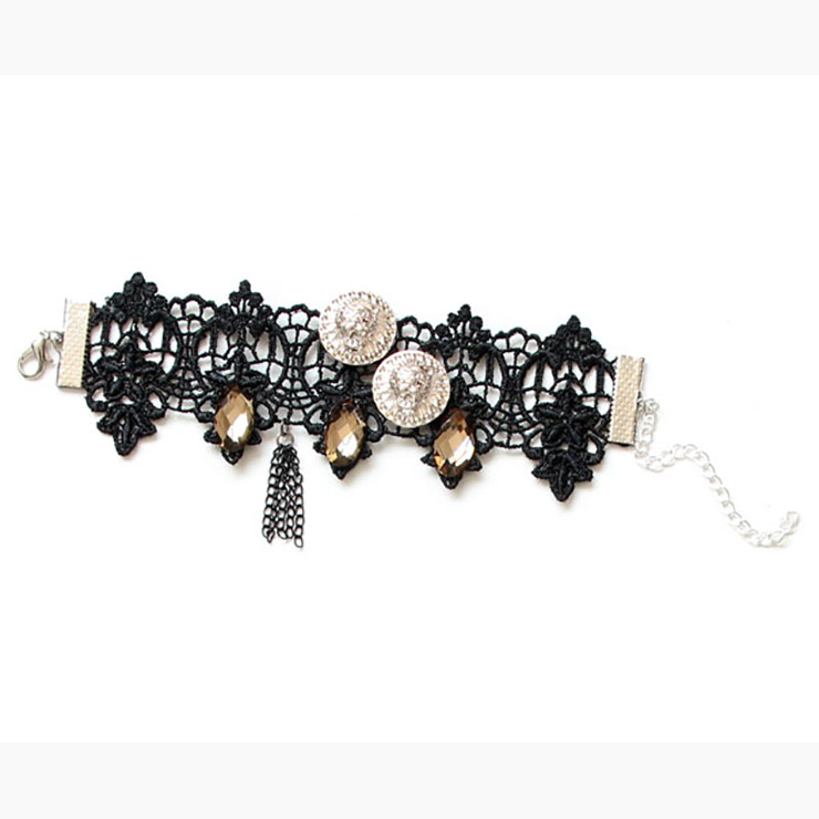 Vintage Bracelet, Gothic Bracelet, Cheap Wristband, Vintage Lace Bracelet, Victorian Bracelet, Retro Wristband, Bracelet for Women, #J17862