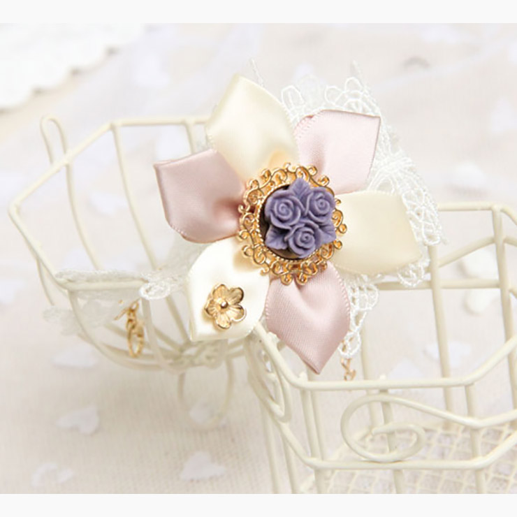 Vintage Bracelet, Gothic Bracelet, Cheap Wristband, Vintage White Lace Bracelet, Victorian Bracelet, Retro Floral Bracelet, #J17852
