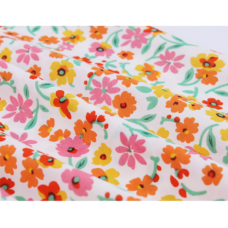 Retro Floral Print Dresses for Women 1960, Vintage 1950